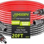 jxmxrpv 20ft solar extension cable for home, boat, rv panels