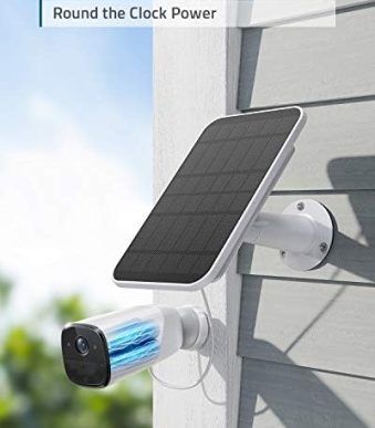 eufy security certified eufycam solar panel for continuous outdoor camera power