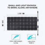 xscq flexible 1200w solar panel kit 2pcs for off-grid applications