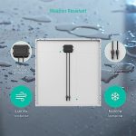 ‎fivstasola 100w solar panel high efficiency for off-grid power needs