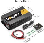 bougerv 3000w pure sine wave inverter for off-grid power