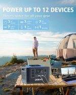 deeno x1500 portable power station for outdoor use