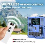 volfvert 4000w power inverter wireless remote control lcd display