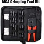 yangoutool solar pv panel crimping tool kit with cable connectors and spanner