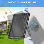 ‎kakajuelo 5.5v super fast solar charger for ring camera, waterproof