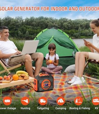 apowking 300w portable power station with 110v ac outlet