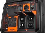 ‎wen 4800w portable inverter generator with atts of power