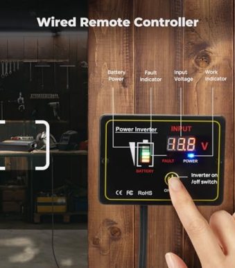 bougerv 3000w pure sine wave inverter for off-grid power