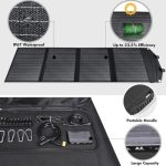 outable 60w solar panel portable foldable for camping and devices