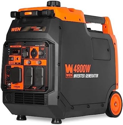 ‎wen 4800w portable inverter generator with atts of power