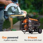 generac 8500w gas-powered generator xt8500efi with efi engine