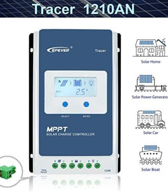 epever 10a 130w mppt solar charge controller for various battery charging