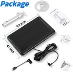 ‎kakajuelo 5.5v super fast solar charger for ring camera, waterproof