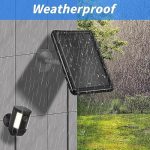 ‎kakajuelo 5.5v super fast solar charger for ring camera, waterproof