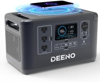 deeno x1500 portable power station for outdoor use