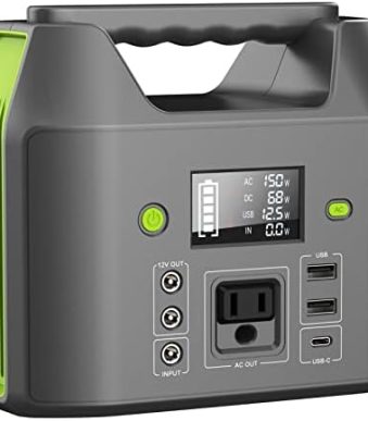 enginstar 150w power bank portable station for home camping