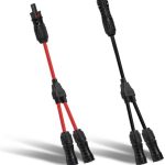 fairwaycle solar connectors y branch pair for solar panel