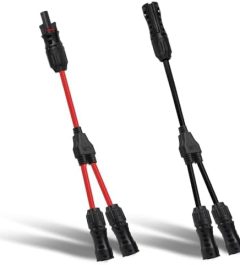 fairwaycle solar connectors y branch pair for solar panel