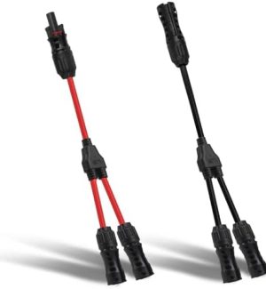 fairwaycle solar connectors y branch pair for solar panel