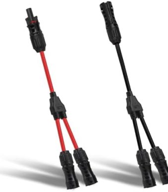 fairwaycle solar connectors y branch pair for solar panel