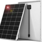 ‎fivstasola 100w solar panel high efficiency for off-grid power needs