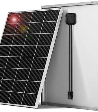 fivstasola 100w solar panel high efficiency for off-grid power needs