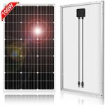dokio 100w 18v solar panel monocrystalline. ideal for charging 12v batteries