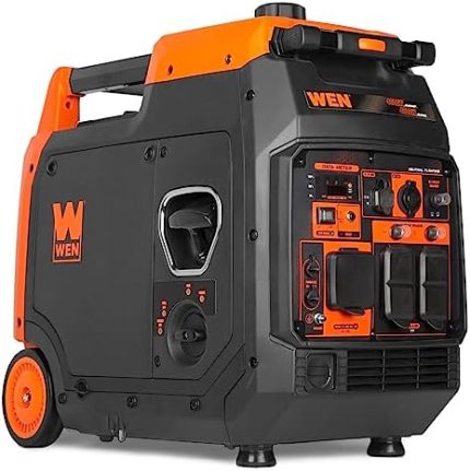 ‎wen 4800w portable inverter generator with atts of power