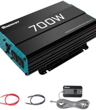 renogy 700w pure sine wave inverter for off-grid power