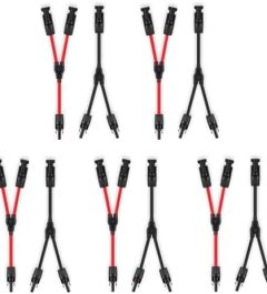 soyan 5 pairs y branch parallel adapters for solar panel with 10awg cable