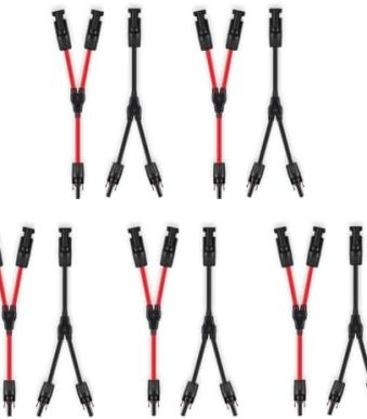 soyan 5 pairs y branch parallel adapters for solar panel with 10awg cable